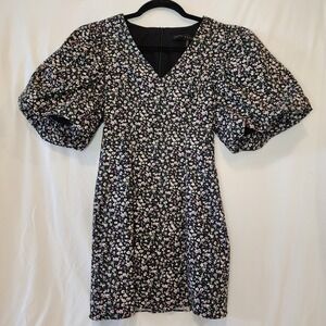 Endless Rose Black Floral Dress XS